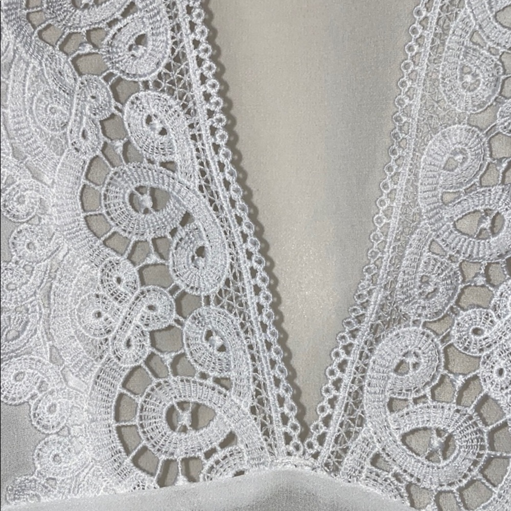 Express Sheer coverup w/ lace NWT - Picture 2 of 7